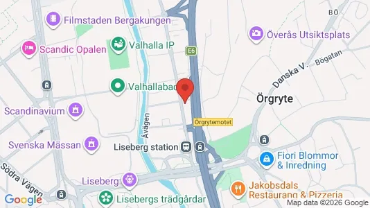 Lägenheter att hyra i Örgryte-Härlanda - kort over placeringen