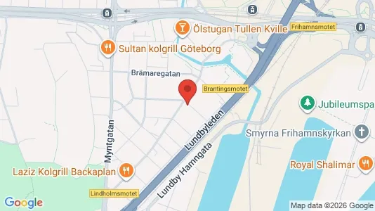 Lägenheter att hyra i Lundby - kort over placeringen