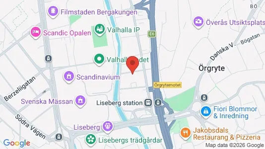 Lägenheter att hyra i Örgryte-Härlanda - kort over placeringen