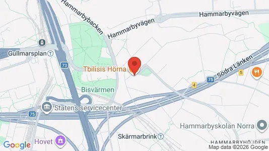 Lägenheter att hyra i Söderort - kort over placeringen