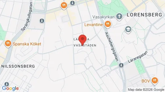 Lägenheter att hyra i Göteborg Centrum - kort over placeringen