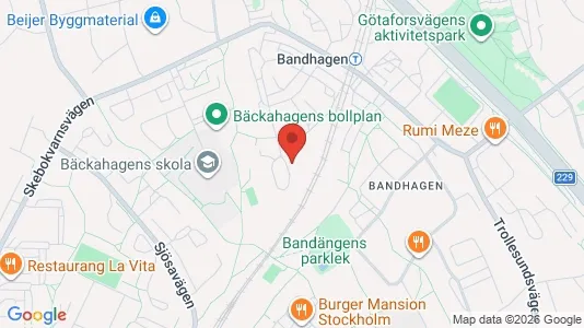 Lägenheter att hyra i Söderort - kort over placeringen