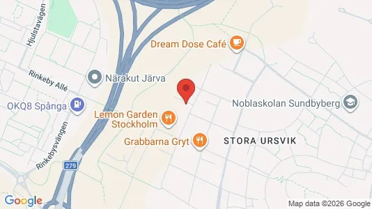 Lägenheter att hyra i Sundbyberg - kort over placeringen