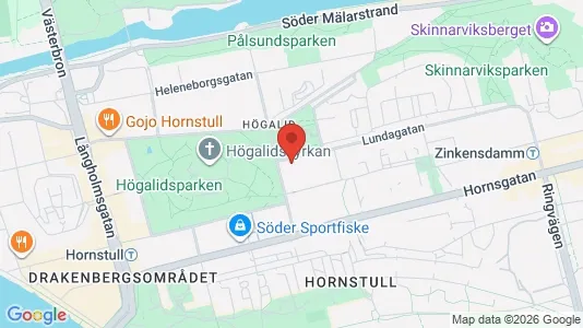 Lägenheter att hyra i Södermalm - kort over placeringen