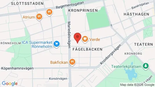 Lägenheter att hyra i Malmö Centrum - kort over placeringen