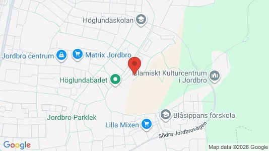 Rum att hyra i Haninge - kort over placeringen