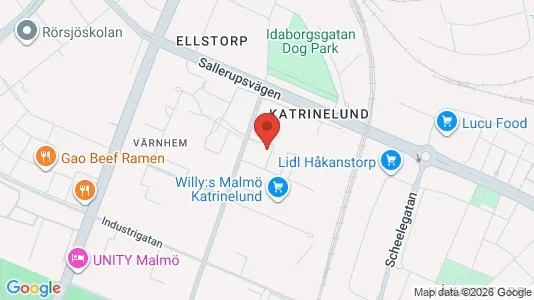 Lägenheter att hyra i Malmö Centrum - kort over placeringen