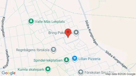 Lägenheter att hyra i Kumla - kort over placeringen