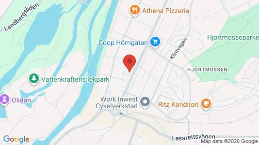 Rum att hyra i Trollhättan - kort over placeringen