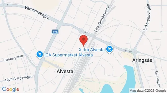 Lägenheter att hyra i Alvesta - Bild från Google Street View