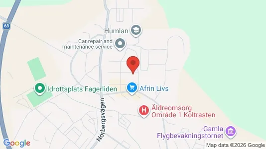 Lägenheter att hyra i Fagersta - kort over placeringen