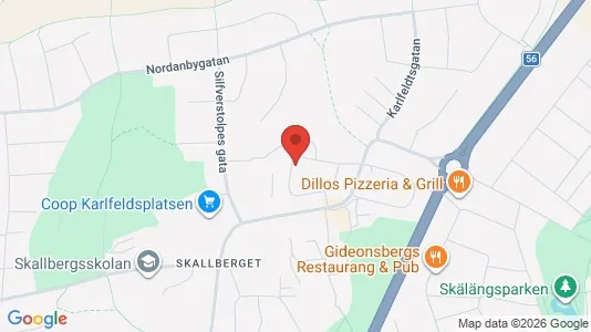 Lägenheter att hyra i Västerås - kort over placeringen