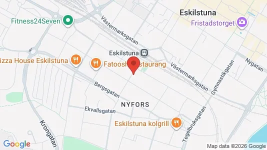 Lägenheter att hyra i Eskilstuna - kort over placeringen