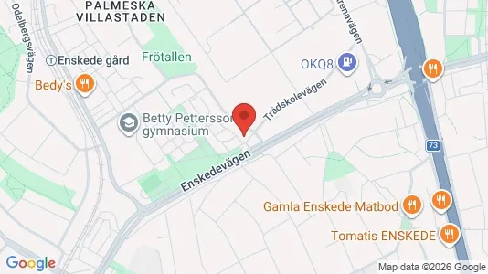 Lägenheter att hyra i Hammarbyhamnen - kort over placeringen