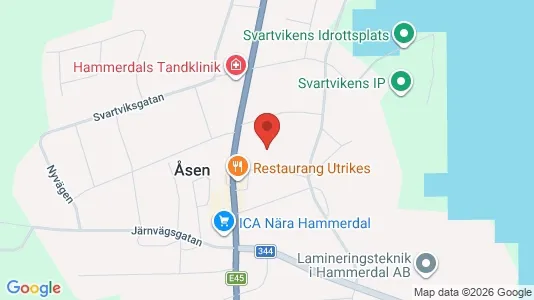 Lägenheter att hyra i Strömsund - kort over placeringen