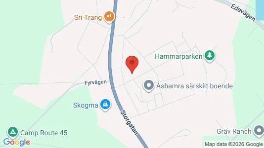 Lägenheter att hyra i Strömsund - kort over placeringen