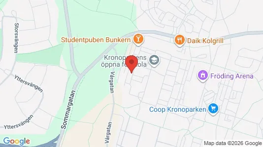 Lägenheter att hyra i Karlstad - kort over placeringen