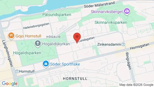 Lägenheter att hyra i Södermalm - kort over placeringen