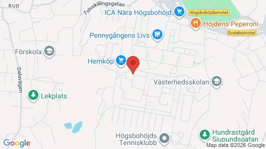 Lägenheter att hyra i Majorna-Linné - kort over placeringen