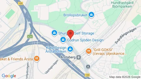 Lägenheter att hyra i Södermalm - kort over placeringen