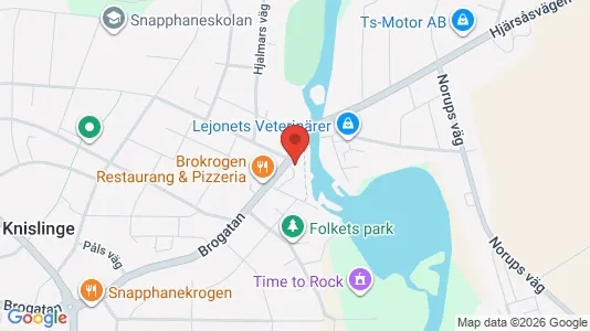 Lägenheter att hyra i Östra Göinge - kort over placeringen