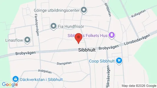 Lägenheter att hyra i Östra Göinge - kort over placeringen
