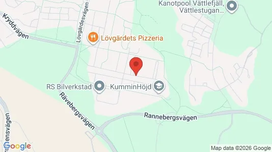 Lägenheter att hyra i Angered - kort over placeringen