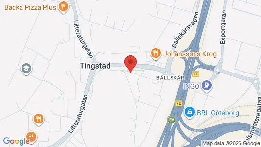 Lägenheter att hyra i Norra hisingen - kort over placeringen