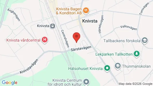 Lägenheter att hyra i Knivsta - kort over placeringen