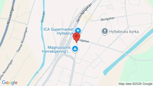 Lägenheter att hyra i Hylte - kort over placeringen