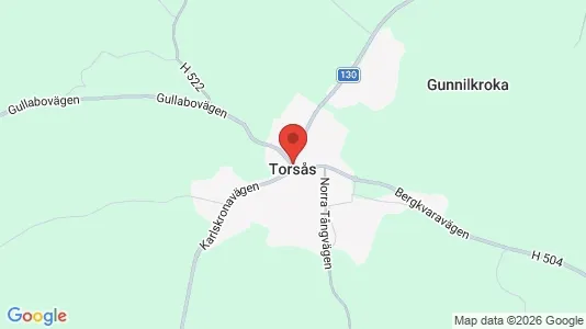 Lägenheter att hyra i Torsås - kort over placeringen