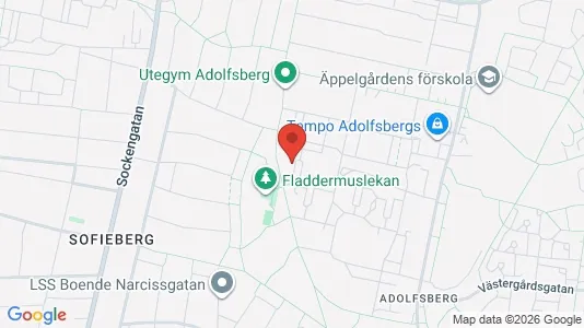 Lägenheter att hyra i Helsingborg - kort over placeringen