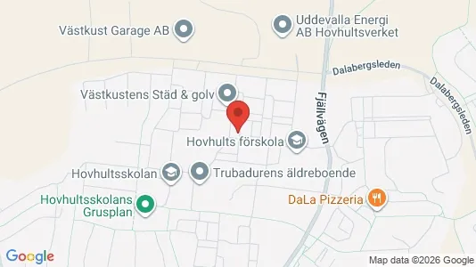 Lägenheter att hyra i Uddevalla - kort over placeringen