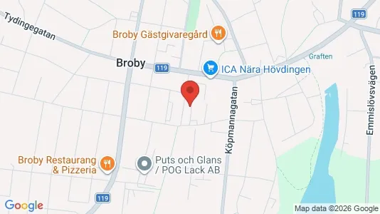 Lägenheter att hyra i Östra Göinge - kort over placeringen