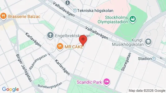 Lägenheter att hyra i Östermalm - kort over placeringen