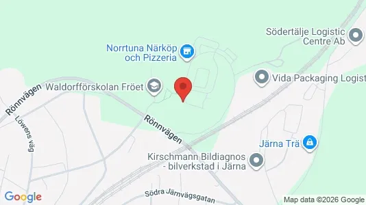 Lägenheter att hyra i Södertälje - kort over placeringen