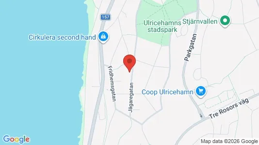 Lägenheter att hyra i Ulricehamn - kort over placeringen