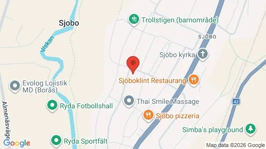 Lägenheter att hyra i Borås - kort over placeringen