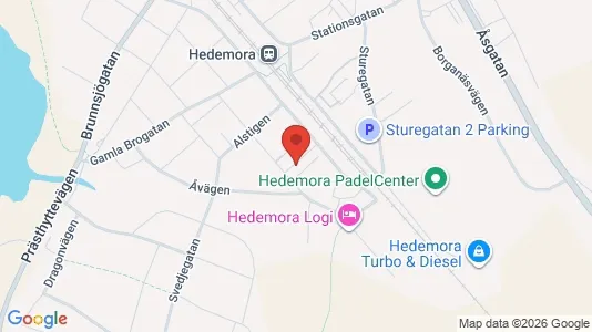 Lägenheter att hyra i Hedemora - kort over placeringen