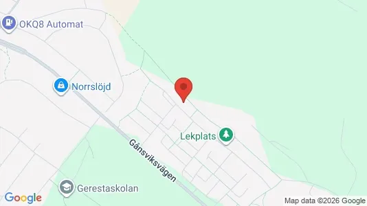 Lägenheter att hyra i Härnösand - kort over placeringen