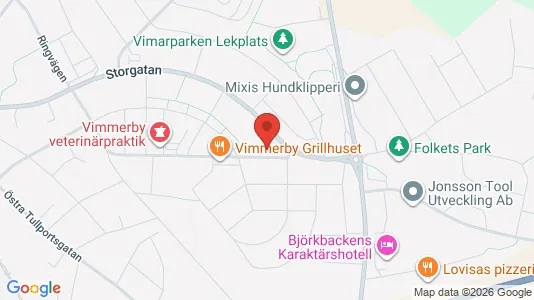 Lägenheter att hyra i Vimmerby - kort over placeringen