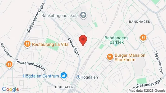 Lägenheter att hyra i Söderort - kort over placeringen