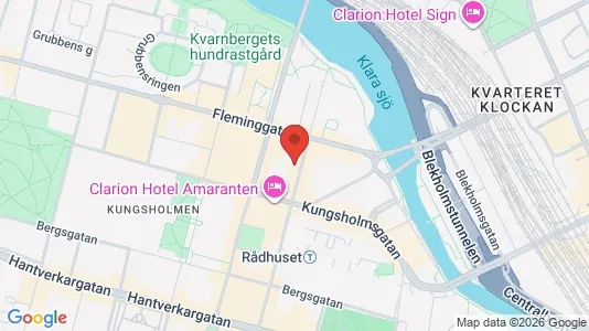 Lägenheter att hyra i Kungsholmen - kort over placeringen