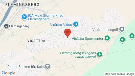Lägenheter att hyra i Huddinge - kort over placeringen