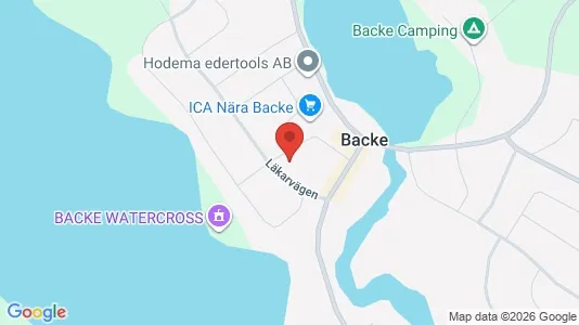 Lägenheter att hyra i Strömsund - kort over placeringen