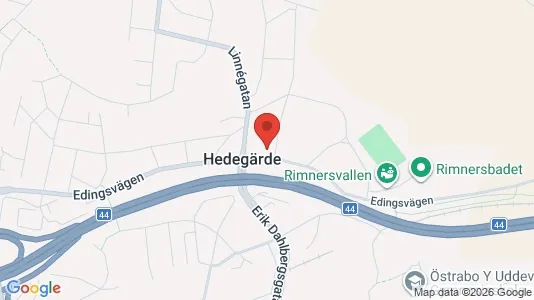 Lägenheter att hyra i Uddevalla - kort over placeringen