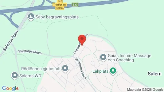 Lägenheter att hyra i Salem - kort over placeringen