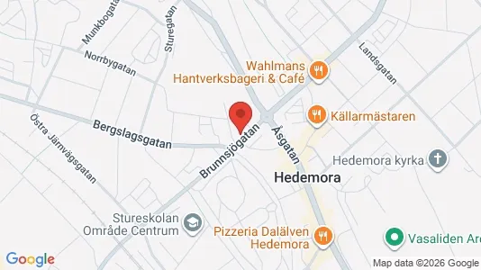 Lägenheter att hyra i Hedemora - kort over placeringen