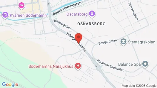 Lägenheter att hyra i Söderhamn - kort over placeringen