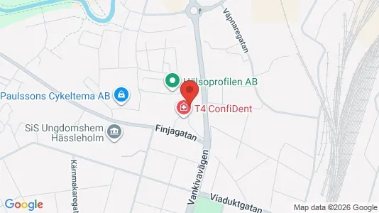 Lägenheter att hyra i Hässleholm - kort over placeringen